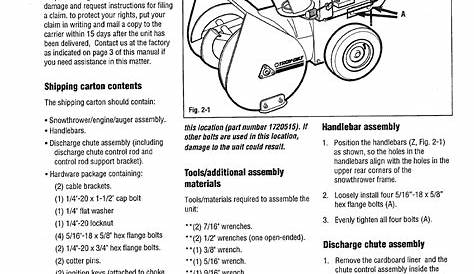 Page 8 of Troy-Bilt Snow Blower 42000 User Guide | ManualsOnline.com