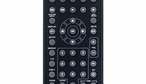 audiovox d2010 remote control