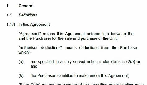 simple business purchase agreement pdf