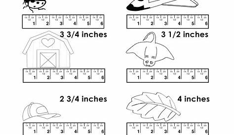 1St Grade Measurement Worksheets - Math Worksheet for Kids Measurement