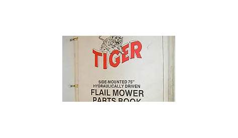 Tiger MOWER PARTS MANUAL BOOK CATALOG FLAIL ROTARY DITCHER TRIPLE GANG