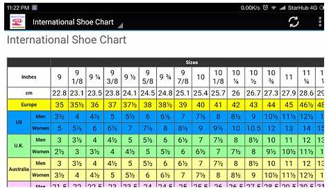 youth to womens shoe size chart