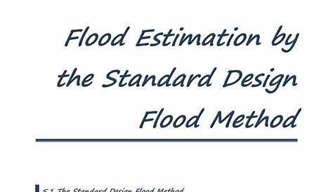 purpose of flood calculation worksheet