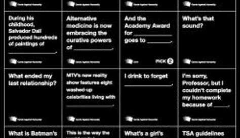 Cards Against Humanity PDF Download - HubPages