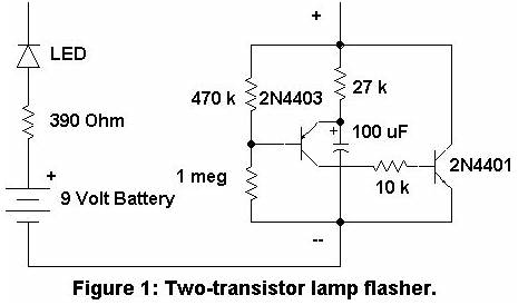 simple flasher circuit diagram