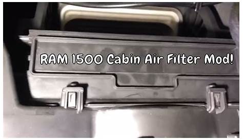 2003 dodge ram 2500 cabin air filter location