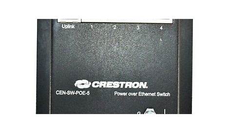 Crestron CEN-SW-POE-5 Network Switch + FAST SHIPPING!!! | eBay