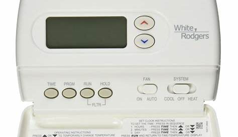 white rodgers thermostat manuals