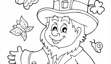 st patrick's day coloring worksheets