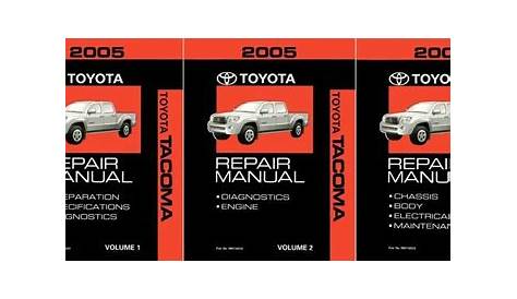 2005 Toyota Tacoma Shop Service Repair Manual Complete Set | eBay