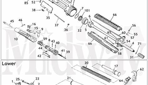 AR-15 Schematic is here at MidwayUSA