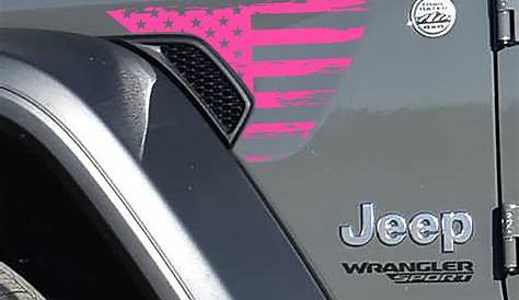 Jeep Wrangler JL/JLU Front Fender Decal | Jeep Wrangler JL Decal