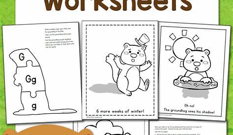 groundhog worksheets