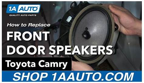 How to Replace Front Door Speakers 2006-11 Toyota Camry | 1A Auto