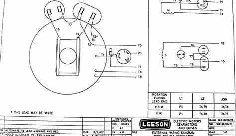 Leeson Cap Wiring - Wiring Diagram