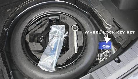 2018 honda accord wheel lock key location