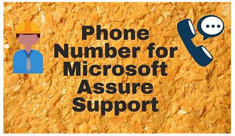 Phone Number For Microsoft Assure Support - Azure Lessons