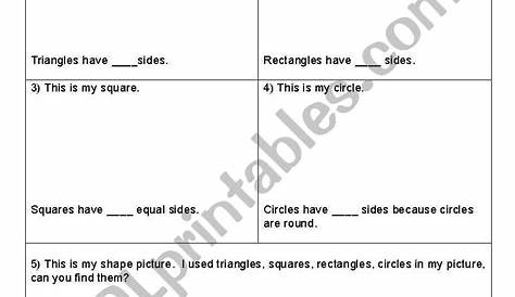 English worksheets: Geometric shape worksheet