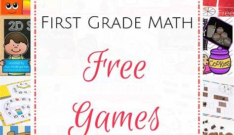 First Grade Math Free Games & Printables - Life in the Nerddom