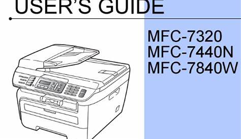 Brother MFC-7840W Manual - Download Manual PDF Online