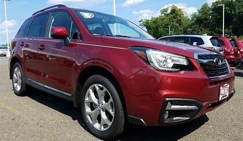 red subaru forester 2017