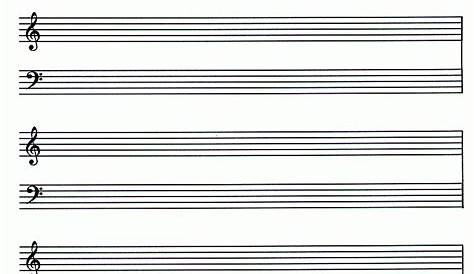 printable piano sheet music blank