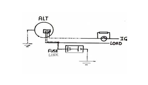 mitsubishi 3 wire alternator wiring diagram