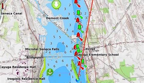 App Shopper: Cayuga - Seneca Lakes New York HD GPS fishing map (Navigation)