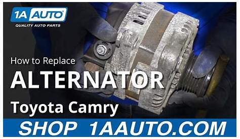 How to Replace Alternator 11-17 Toyota Camry - YouTube