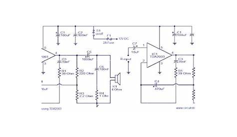 Car Audio Amplifier Circuit Schematic Diagram - The Circuit