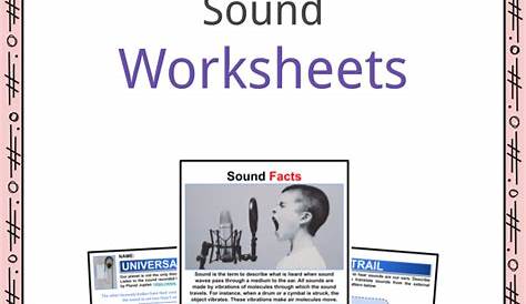 sound worksheets