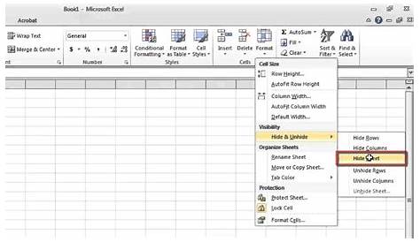 How to Hide and Unhide Worksheet in Excel - YouTube