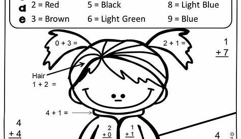 math colouring 1st grade worksheet