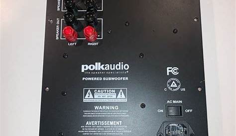 polk audio psw505 manual