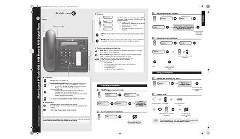 alcatel lucent 4018 user manual