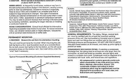 Ingersoll-Rand SS3 Owner's Manual | Page 2 - Free PDF Download (12 Pages)