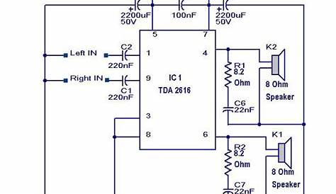 qsc power amplifiers tda2616 circuit diagram under Repository-circuits
