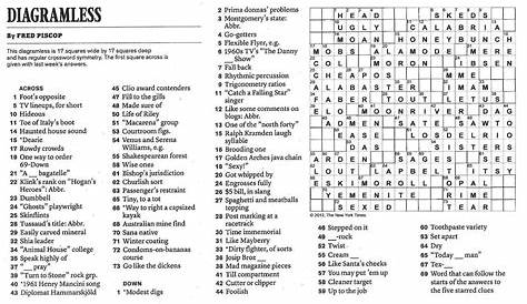 The New York Times Crossword in Gothic: 05.27.12 — PIE — the Diagramless