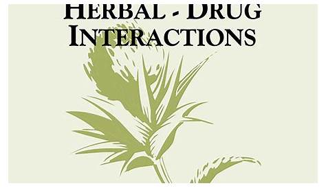 herbal medication drug interactions