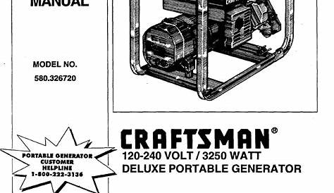 Craftsman 580 32672 Owners Manual ManualsLib Makes It Easy To Find