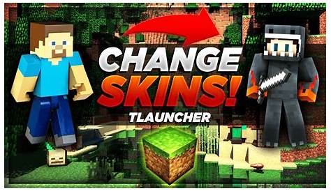 How to change Minecraft Skin! [Tlauncher - EASY - 2020] - Nhịp Sống