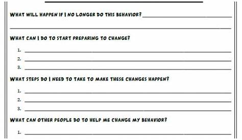 Change Therapy Worksheets