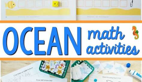 Preschool Ocean Theme Math Activities - Pre-K Pages