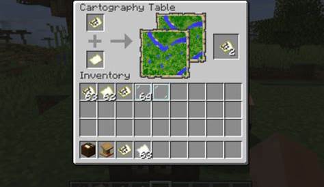 how to make a cartography table minecraft
