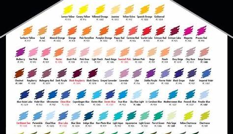 prismacolor color chart 72