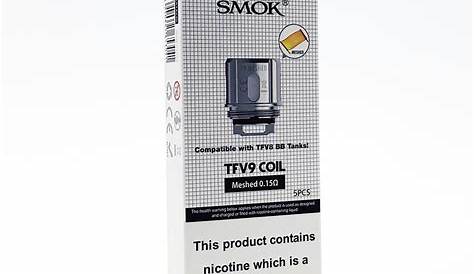 SMOK TFV9 Coils - EVPE Crystal Clear Vape Store