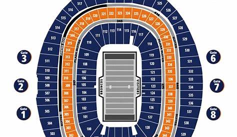 Broncos Stadium Seating Chart / Broncos Stadium At Mile High - Denver