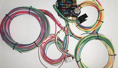 Universal 21 Circuit EZ Wiring Harness for CHEVY Mopar FORD Hotrods
