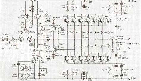 3 watt audio amplifier circuit diagram
