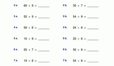 Multiplication And Division Worksheets Pdf - Free Printable